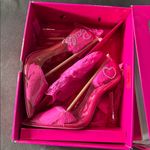 ALDO Barbie x  Barbiestessy Collection Pink Translucent Pointed Toe Pumps 8.5 NEW Photo 3