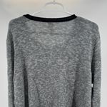 Holiday Time  Women's Black and Gray Crewneck Sweater Rudolph 3X sequins holiday Photo 1