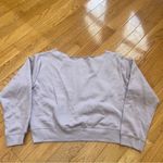 PINK - Victoria's Secret Victoria's Secret Pink Everyday Lounge Open Neck Crew Fleece Sweatshirt  Size XL Photo 6