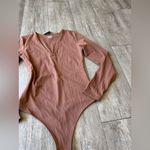 Amazon Brown Long Sleeve Bodysuit Photo 3