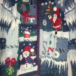 Tiara International VTG  Cardigan Women's S Let It Snow Ugly Christmas Sweater Photo 3
