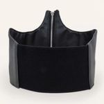 Black Corset Belt Zipper New Plus Photo 2