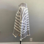 Loft ‎ Oversized Slouchy Striped Turtleneck Cotton Knit Sweater Size Small NWT Photo 1