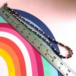 Pink black and silver beaded necklace Photo 7