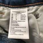 American Eagle  Outfitters high rise distressed mini denim skirt 6 Photo 4