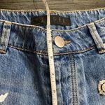 Tinsel Nordstrom jeans paint button fly distressed rhinestones size 26 Blue Photo 11