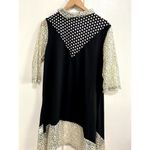 NWT Lily by Firmana Open Front Cardigan Size XL Whimsical Fun Flirty Black Photo 3