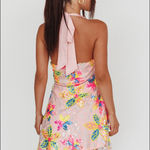 Here Comes the Sun Mini Pink Sequined Halter Neck  Photo 2