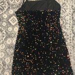 Cider Cami Split Sequin Black Dress  Photo 2