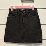 Madewell  Rigid Denim High-Waist Straight Mini Skirt in Berridge Wash NWT Photo 2