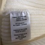 Gem Size XS Cardigan Ribbed Winter White Embroidered Long Sleeve Cropped NEW Photo 6