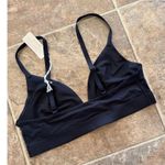 Aerie SMOOTHEZ Mesh Bralette True Black Size Small Photo 8