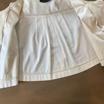 Vintage Shin Choi Swing Jacket Short Size Small White 3/4 sleeve Gold Button Photo 8