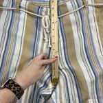 J. Jill XL Pants Cropped Wide Leg Linen Blend Striped Beachy Resort Sustainable Tan Photo 11