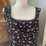 All in Favor  Black Floral Mini Dress Photo 1