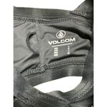 Volcom  Floral Bikini Swimsuit Black Coral Blue Pink Halter Top Bottoms Large Photo 3