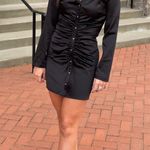 ZARA Satin Button Down Dress Photo 1