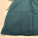 Vans Women's Teal Black Striped Sleeveless Dress M Photo 3