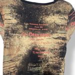 Westbound Graphic Tee with Red and Brown Tones Photo 5