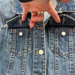 J.Crew  Blue denim Jean jacket Bomber cotton SMALL Photo 2