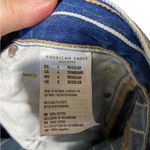 American Eagle  Pinstripe Blue and White Mom Jeans Size‎ 4 Photo 8