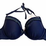 Aerie Emma Navy Swimsuit Bikini Top Photo 1