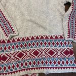 Lucky Brand Aztec Cardigan Sweater Women's Size XS Long Sleeves Open Front Knit Photo 8