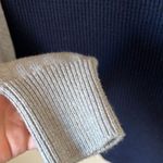 Current/Elliott Current Elliott Grey And Navy Wool Blend Sweater Photo 3