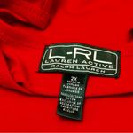 Ralph Lauren  Active Vibrant Red Shirt  Embroidered Crest Americana Summer Basic Photo 1