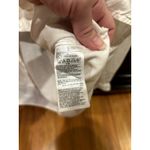 Old Navy  White Button Up Women's Size Large Boyfriend Shirt Linen Blend Photo 3