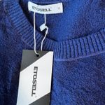 SOLD Loungewear Set Sweater Shorts Knit Navy Blue New Cozy Loungewear Medium Photo 9