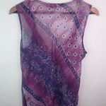 Iz Byer  XL  Purple Sleeveless Top Plus Photo 2