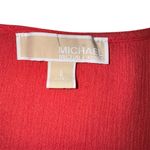 Michael Kors ‎ Coral Flutter Sleeve Blouse Size S Photo 2