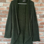 Wooden Ships Open Cardigan Knit Wool Mohair Blend Women’s Small Medium Green Photo 0