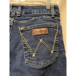 Wrangler  Retro Mae Womens Sz 5x32 Mid Rise‎ Denim Wide Leg Jeans Western Stretch Photo 2