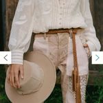 Anthropologie Pilcro Camp Wanderer Patchwork Pants Fall Boho Western Jeans Photo 3