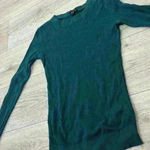 EXPRESS  Green Ribbed Scoop Neck Sweater Size XS Photo 7