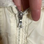 Liz Claiborne  Villager Vest Cream w/ Faux Shearling Collar Size XL Photo 4