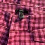 Forever 21 NWT Plaid Pink Flare Pants Photo 1