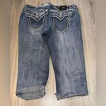 Miss Me  easy capri crop cropped blue jeans denim Photo 2