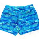 LIVI by Lane Bryant. Activewear shorts, lined, pockets, super stretch, colorful Blue Size 22W Photo 2