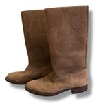 Arandu Argentina Handmade Brown Leather Riding Boots Tall 15” Women’s US 11.5 Photo 1