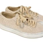 ZARA Womens Size 9 Pink Fury Fleece Lowtop Platform Sneakers Photo 3