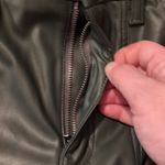 Bar III Faux Leather Amazon Jungle Cargo Pants Size 2 Photo 7