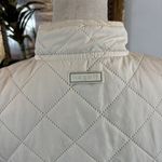 Liz Golf Athletic Quilted Button Up Vibrant Beige Vest M Size M Photo 4