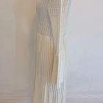 Sundance Josalyn Ivory Crochet Bell Sleeve Sweater Dress Photo 3