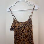 Unif Women’s Sheer High Low Leopard Print Asymmetrical Top Size S Photo 4