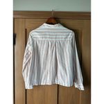 Lola River Pink / White striped Button Down Shirt 100% Cotton Women’s size XS Photo 6