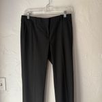 Ann Taylor Black Dress Pants Womens Size 4 Straight Leg Career Office Siren Photo 1