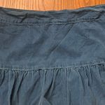 Anthropologie Edme & Esyllte Blue Corduroy Skirt w/ Scalloped Ruffle Hem Size 6 Photo 2